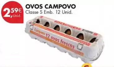 Oferta de Ovos por 2,59€ em Pingo Doce