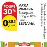 Oferta de Milaneza - Massa por 0,88€ em Pingo Doce