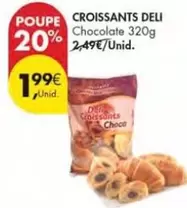 Oferta de Croissants por 1,99€ em Pingo Doce