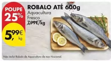 Oferta de Aquacultura - Aguacultura Fresco por 5,99€ em Pingo Doce