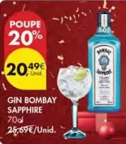 Oferta de Bombay - Gin por 20,49€ em Pingo Doce