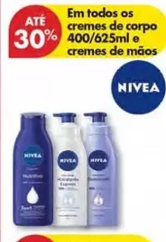 Oferta de Nivea - Em Todos Os Cremes De Corpo 400/625ml E Cremes De Mãosem Pingo Doce