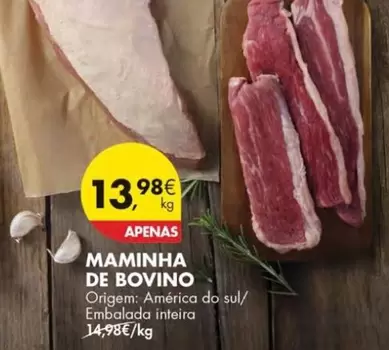 Oferta de Maminha De Bovino por 13,98€ em Pingo Doce