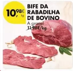 Oferta de A+ - Bife Da Rabadinha De Bovino por 10,98€ em Pingo Doce