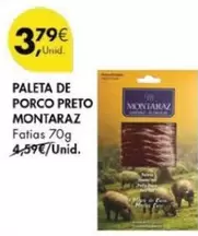 Oferta de Montaraz - Paleta De Porco Preto por 3,79€ em Pingo Doce