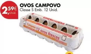 Oferta de Ovos por 2,59€ em Pingo Doce