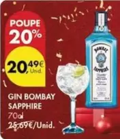 Oferta de Bombay - Gin por 20,49€ em Pingo Doce