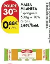 Oferta de Milaneza - Massa por 0,88€ em Pingo Doce