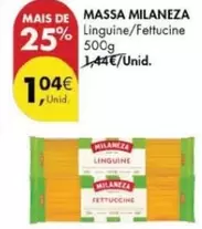 Oferta de Milaneza - Massa por 1,04€ em Pingo Doce