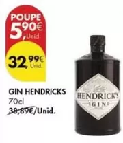 Oferta de Hendrick's - Gin por 32,99€ em Pingo Doce