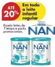 Oferta de Nestle - Em Todo O Leite Infantil Regularem Pingo Doce