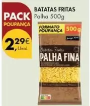 Oferta de Batatas Fritas por 2,29€ em Pingo Doce