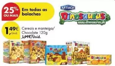 Oferta de Artiach - Cerecis E Manteiga/ Chccolate por 1,49€ em Pingo Doce