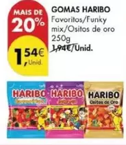 Oferta de Haribo - Gomas por 1,54€ em Pingo Doce