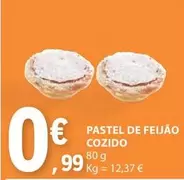 Oferta de Pastel De Feijão Cozido por 0,99€ em E.Leclerc