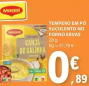 Oferta de Maggi - Tempo Em Po Suculeto No Forno Ervas por 0,89€ em E.Leclerc