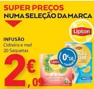 Oferta de Lipton - Infusão por 2,09€ em E.Leclerc