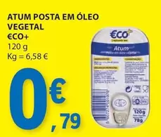 Oferta de Eco+ - Atum Posta Em Óleo Vegetal por 0,79€ em E.Leclerc