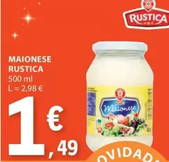 Oferta de Rustica - Maionese por 1,49€ em E.Leclerc