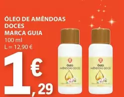 Oferta de Marca Guia - Oleo De Amêndoas por 1,29€ em E.Leclerc