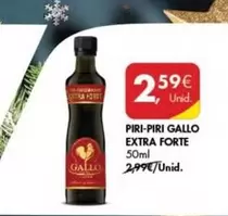 Oferta de Gallo - Piri-piri  Extra Forte por 2,59€ em Pingo Doce