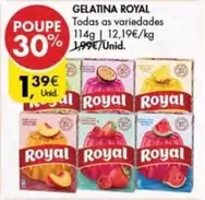 Oferta de Royal - Gelatina por 1,39€ em Pingo Doce