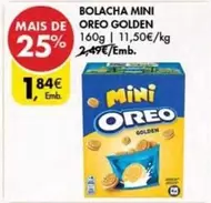 Oferta de B! - Bolacha Mini Oreo Golden por 1,84€ em Pingo Doce