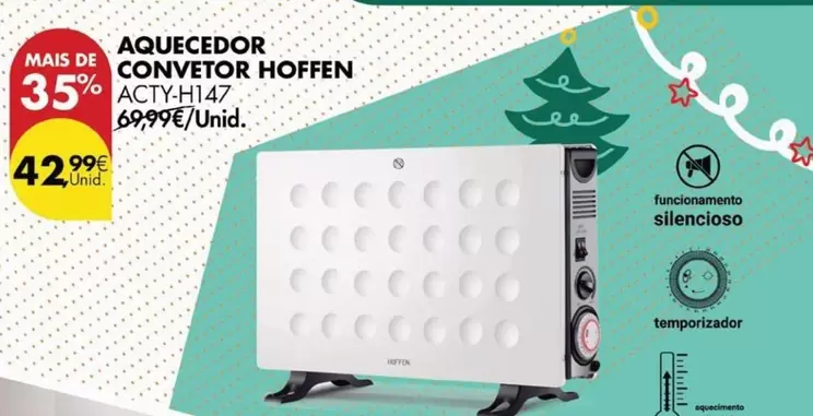 Oferta de Hoffen - Aquecedor Convetor por 42,99€ em Pingo Doce