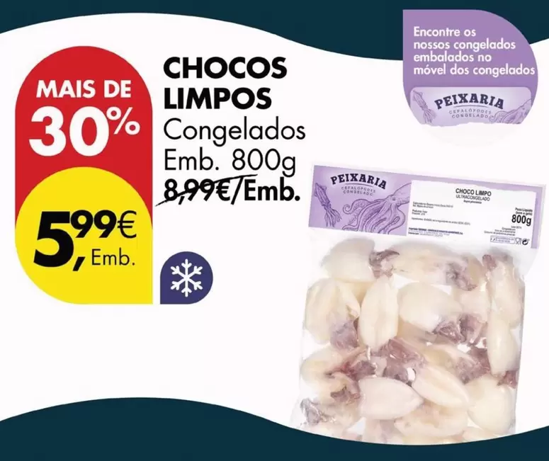 Oferta de Chocos Limpos por 5,99€ em Pingo Doce