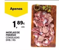 Oferta de Moelas De Frango por 1,89€ em Continente Bom dia