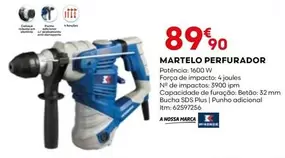 Oferta de A+ - Martelo Perfurador por 89,9€ em Bricomarché