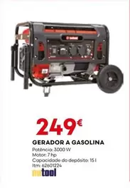 Oferta de A+ - Gerador A Gasolina por 249€ em Bricomarché