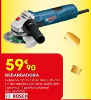 Oferta de Bosch - Rebarbadora por 59,9€ em Bricomarché