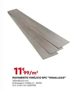 Oferta de SPC - Pavimento Vinílico Spc por 11,99€ em Bricomarché