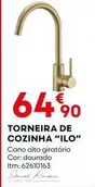 Oferta de Torneira De Cozinha "ilo" por 64,9€ em Bricomarché