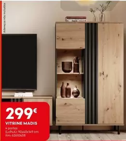 Oferta de Vitrine Madis por 299€ em Bricomarché