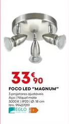 Oferta de Magnum - Foco Led "magnum" por 33,9€ em Bricomarché