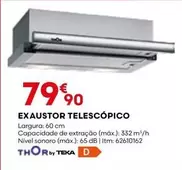 Oferta de Teka - Exaustor Telescopico por 79,9€ em Bricomarché