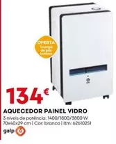 Oferta de Galp - Aquecedor Vidro por 134€ em Bricomarché