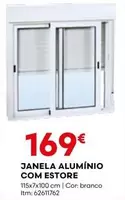 Oferta de Janela Aluminio Com Estore por 169€ em Bricomarché