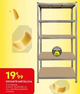 Oferta de Estante Metálica por 19,99€ em Bricomarché