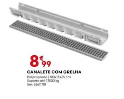 Oferta de .Com - Canalete Com Grelha por 8,99€ em Bricomarché