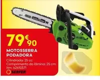 Oferta de Motosserra Podadora por 79,9€ em Bricomarché