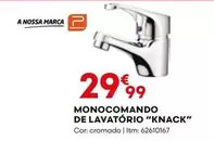 Oferta de A+ - Monocomando De Lavatorio "knack" por 29,99€ em Bricomarché