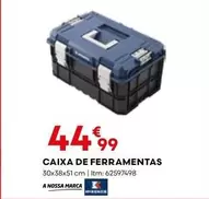 Oferta de A+ - Caixa De Ferramentas por 44,99€ em Bricomarché