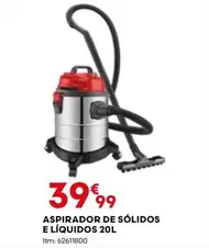 Oferta de Aspirador De Sólidos E Liquidos 20l por 39,99€ em Bricomarché