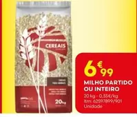 Oferta de Milho Partido Ou Inteiro por 6,99€ em Bricomarché