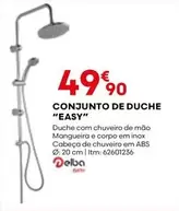 Oferta de .Com - Conjunto De Duche "easy" por 49,9€ em Bricomarché