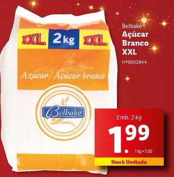 Oferta de XXL - Açúcar Branco por 1,99€ em Lidl