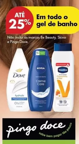 Oferta de Dove - Em Todo O Gel De Banhoem Pingo Doce